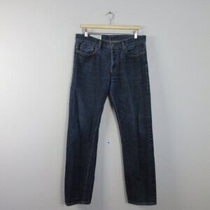 Imogene & Willie Barton Jeans Men 33X31 Blue 100% Cotton Slim Straight Denim 676